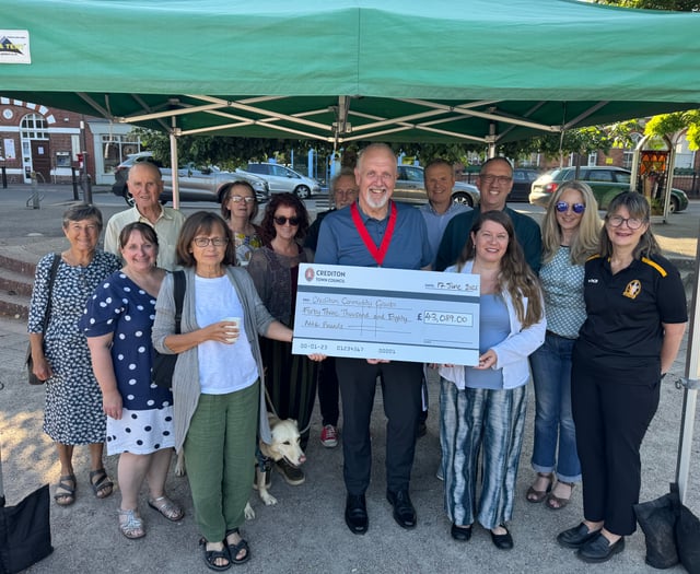 Crediton Town Council grants £43,089 to local groups
