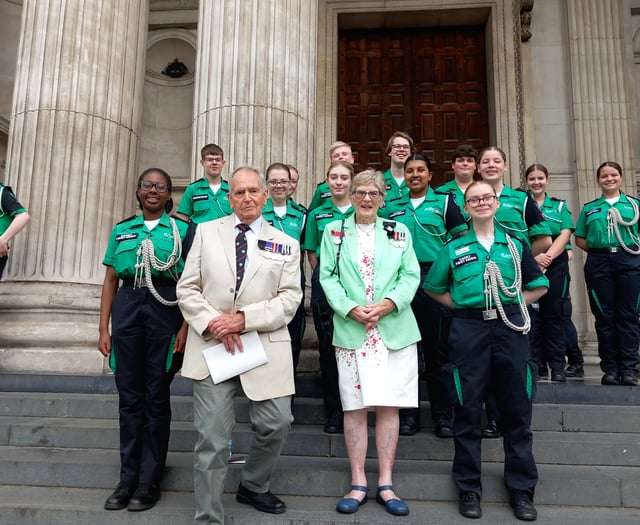 Cheriton Fitzpaine couple attend St John ceremony in London
