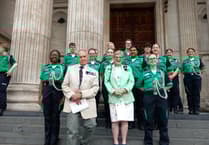 Cheriton Fitzpaine couple attend St John ceremony in London