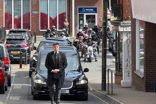 Motorcycle escort was perfect send off for Harry’s last ride
