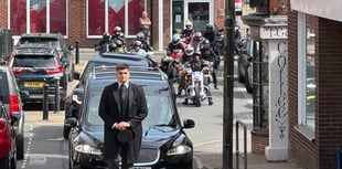 Motorcycle escort was perfect send off for Harry’s last ride
