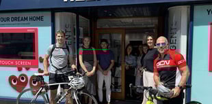 Will and George's cycle challenge raises £1,000

