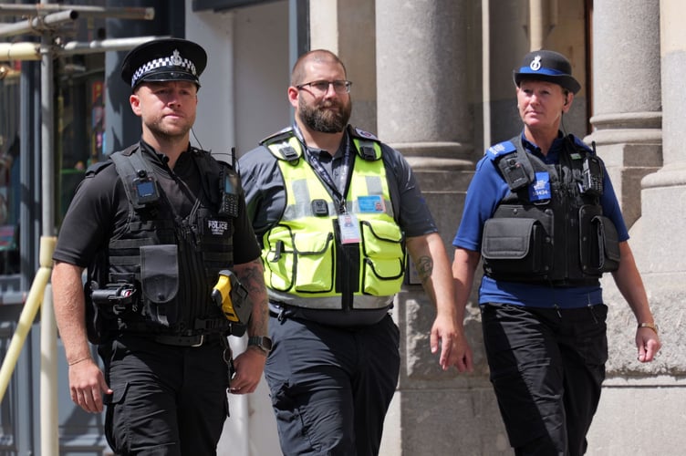 Police officers, PCSOs and street marshals will be patrolling problem areas