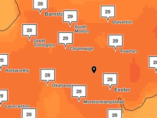 Heatwave to hit Devon as temperatures soar in UK