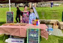 Free parent-and-child rest area at Crediton Food and Drink Festival
