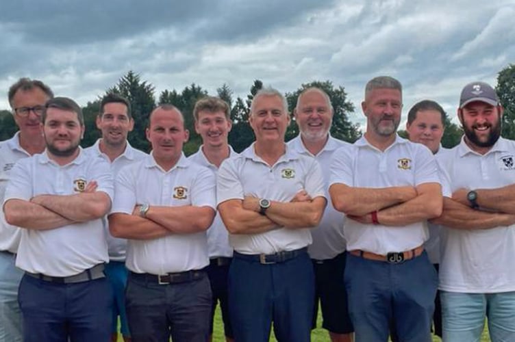 Downes Crediton Golf Club Mens Paliaret team into the quarter finals. 
