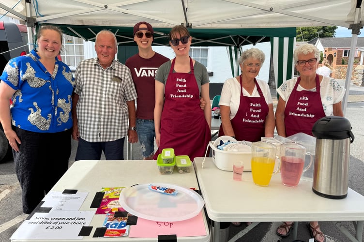 Winkleigh Methodist Church offered cream teas and drinks on the opening day of the Fair. AQ 6678