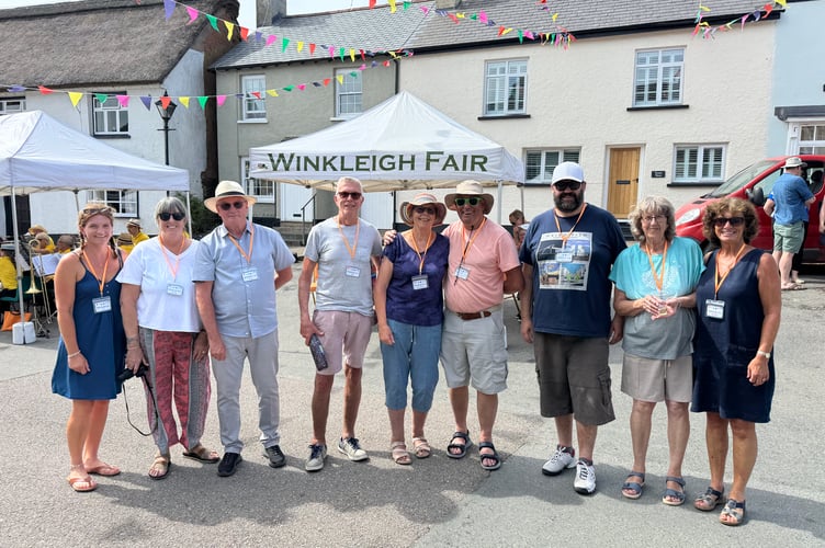 Some of the members of the Winkleigh Fair committee. AQ 6657