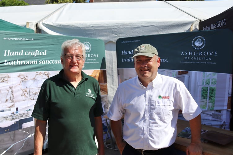 Paul Brimblecombe and Jason Rice of Ashgrove Kitchens, which sponsored the festival