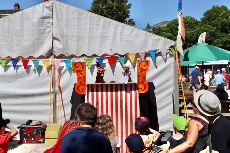 Punch and Judy made an appearance