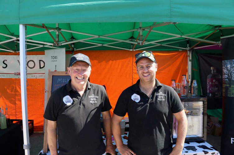 David and Jack Munday of the Sandford Gate Milk Company