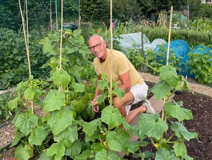 Richard is overall Crediton allotment winner
