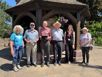 SW in Bloom judges visited Crediton
