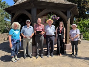 SW in Bloom judges visited Crediton
