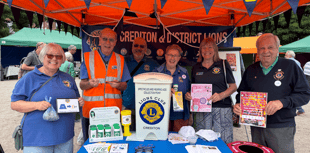 Crediton Lions collected bras, specs and batteries

