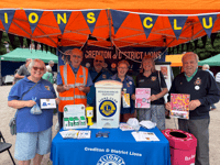 Crediton Lions collected bras, specs and batteries
