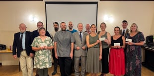 Unity Lodge present cheques to good causes