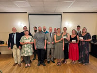 Unity Lodge present cheques to good causes