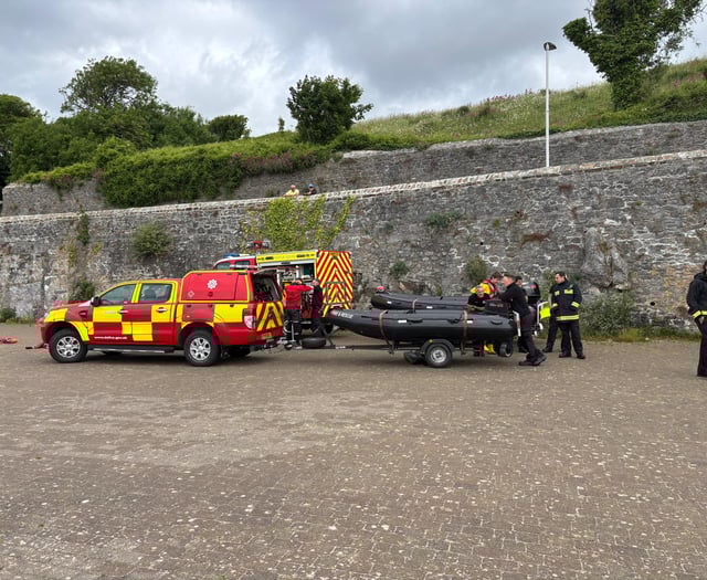 Fire crews helped with Dartmoor Reservoir rescue
