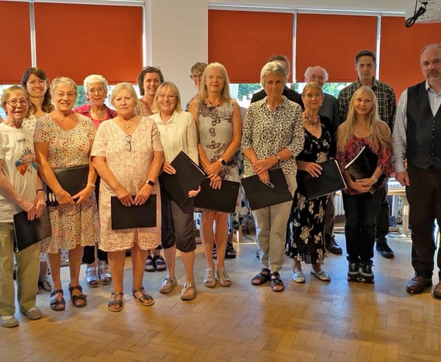 The Crediton Singers celebratory musical and social evening
