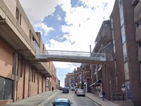 Exeter city centre footbridge could be removed