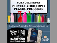 Recycling plastic bottles? Don’t forget to look in the bathroom!
