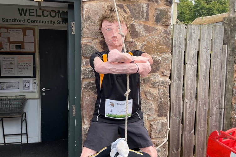 'Physical Eddie', made by Sandford Community Stores