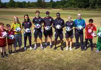 Young players try out new Bromhams Farm pitches