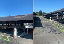 'Youths' throw tiles off car park roof near Mid Devon District Council HQ