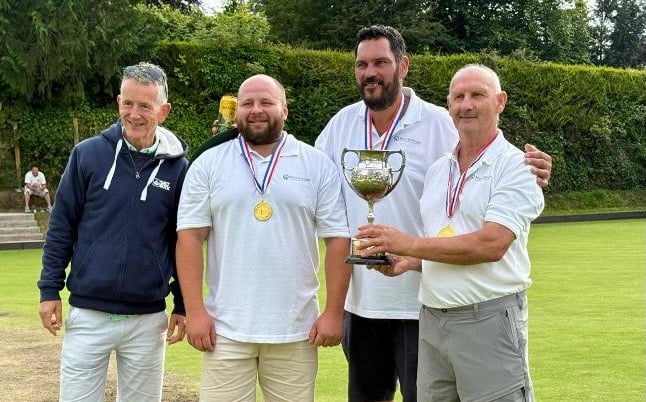The White Hart D were winners in the Pub Challenge Day held at North Tawton Bowling Club.
