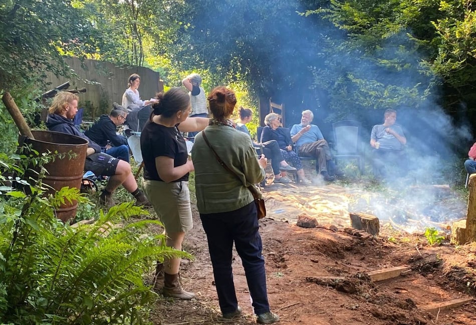 Progress on new local woodland 'Creativity Acre' celebrated