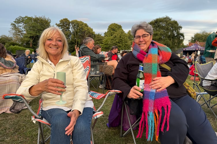 Ready to watch the film ‘Wicked’ in Newcombes Meadow. AQ 8422