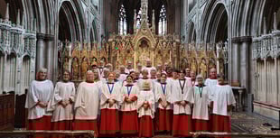 Crediton Church Choir sang in Lichfield Cathedral
