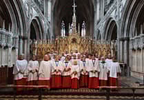 Crediton Church Choir sang in Lichfield Cathedral