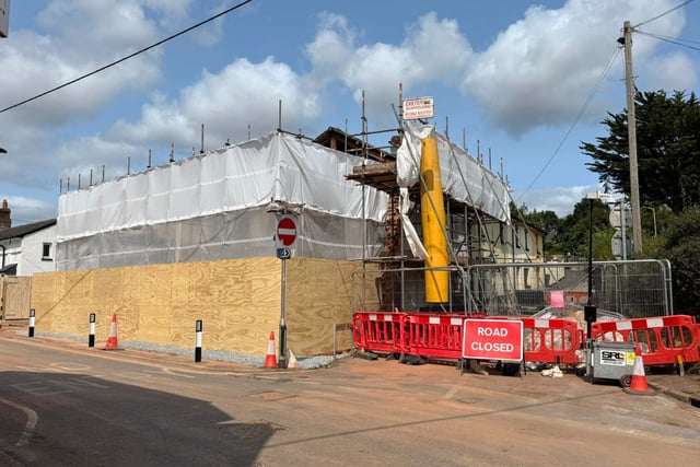 Hopes next stage of Copplestone pub demolition will be last