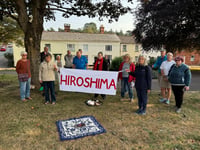Vigil to mark Hiroshima anniversary held in Crediton
