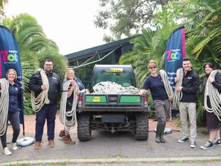 Princess Theatre Torquay Retired Fly Ropes New Life at Paignton Zoo
