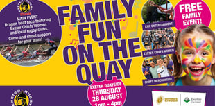 Exeter to host dragon boat races to celebrate Women's Rugby World Cup