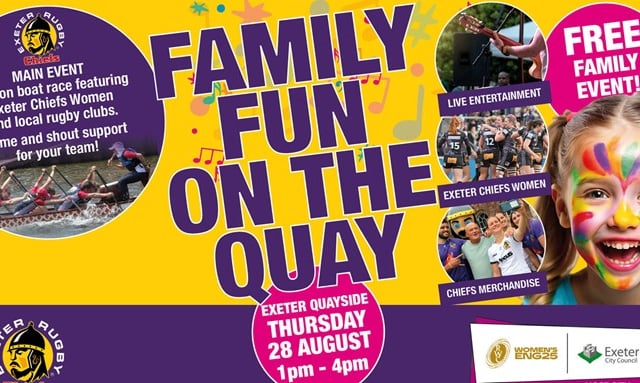 Exeter to host dragon boat races to celebrate Women's Rugby World Cup