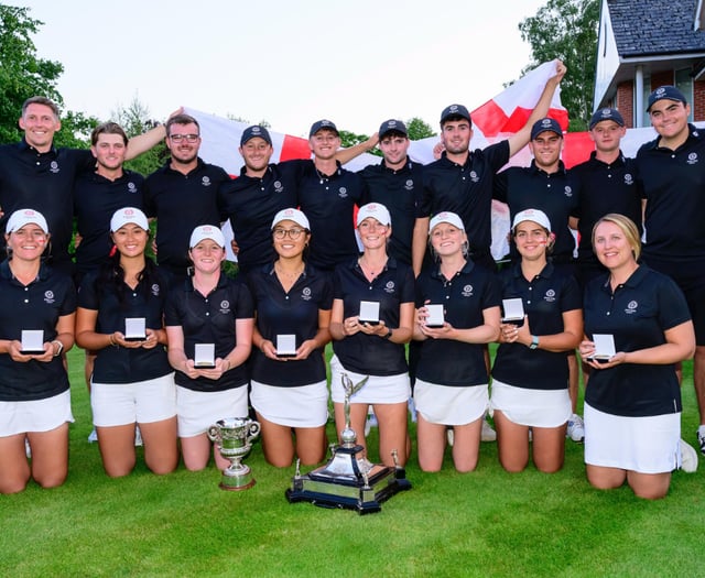 Tiverton golfer among England Home Internationals champions