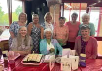 95th birthday for Crediton Aquafit regular Brenda