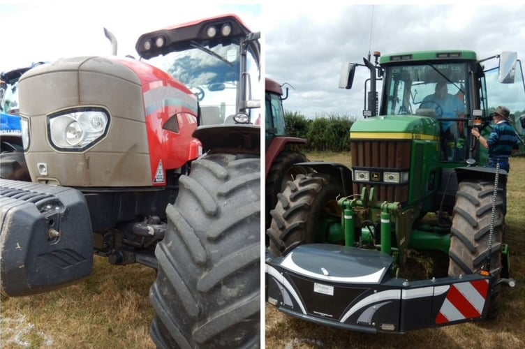 Some of the newer tractor models