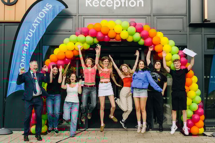Students celebrating