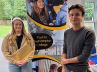 Okehampton College students collect A-level results 