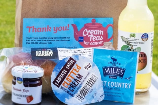 Cancer charity will deliver cream tea to your door