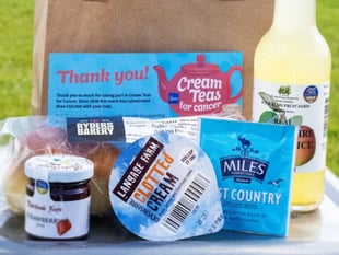 Cancer charity will deliver cream tea to your door