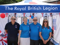 Crediton Veterans sponsored walk to raise funds for Combat Stress
