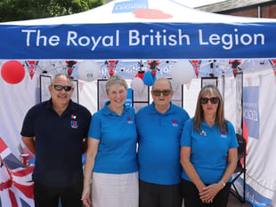 Crediton Veterans sponsored walk to raise funds for Combat Stress
