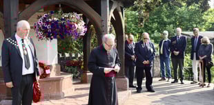 Crediton marks VJ Day 80 with service and children’s tea party