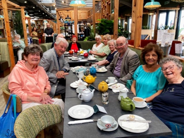 Lapford Over 60’s Club at Homeleigh Garden Centre near Crediton.
